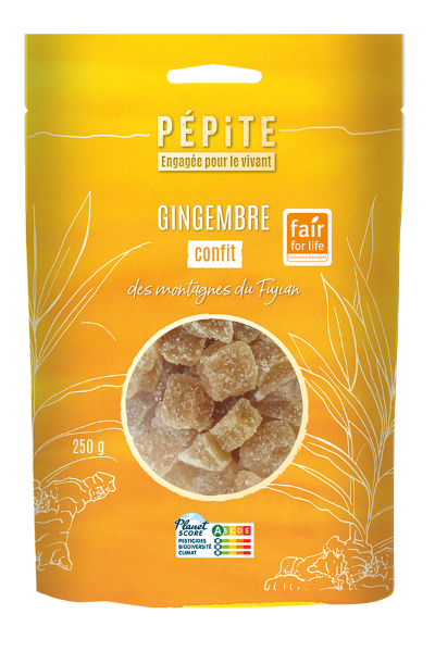 Gingembre en cubes bio fairtrade - 1